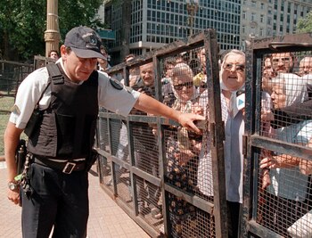 En Plaza de Mayo, manifestantes