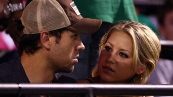 Enrique Iglesias y Anna Kournikova