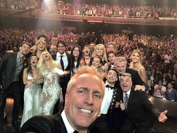 ¡La selfie by Marley! Foto: Diego Soldini y prensa Telefe.