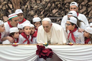 El Papa festejó su cumpleaños
