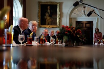 Trump, en una reunión bicameral
