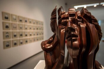 La exhibición se organiza en