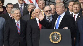 Donald Trump festejó la aprobación