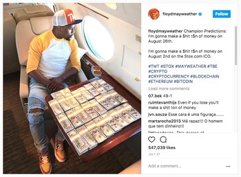 Fiel a su estilo, Mayweather