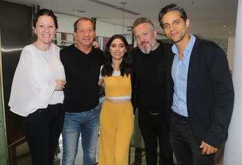 Zoe y Joaquín junto a