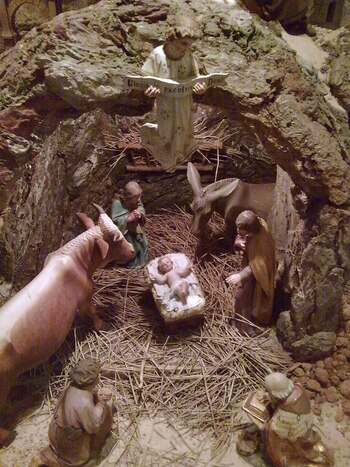 Pesebre decorativos de diferentes tamaños