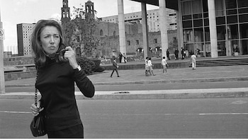 Oriana Fallaci en México, en