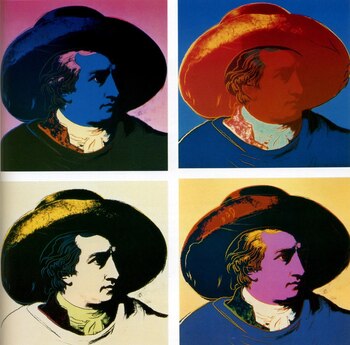 Goethe por Andy Warhol