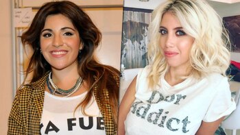 Gianinna y Wanda se cruzaron