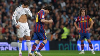 Madrid: el Barcelona se impuso 2-0 por la liga 2009/2010. Messi anotó un gol (Getty)