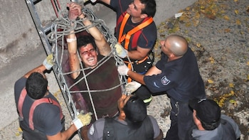 En uno de sus intentos