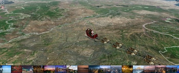 Norad permite ver el recorrido