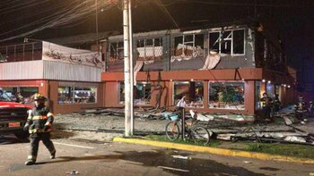 Restaurante donde ocurrió la explosión.