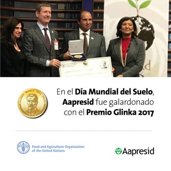 Aapresid fue reconocida por su rol de “guardianes del suelo“.