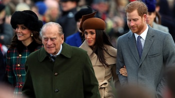 El duque de Edimburgo se