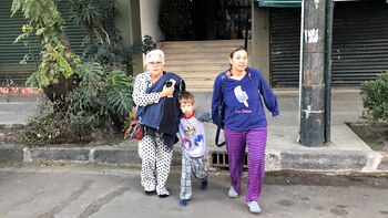 La gente evacuó por precaución