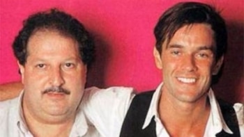 Mariano junto a su papá. Foto: Archivo Atlántida Televisa.