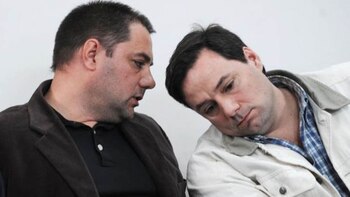 Schillaci y Lanatta antes de