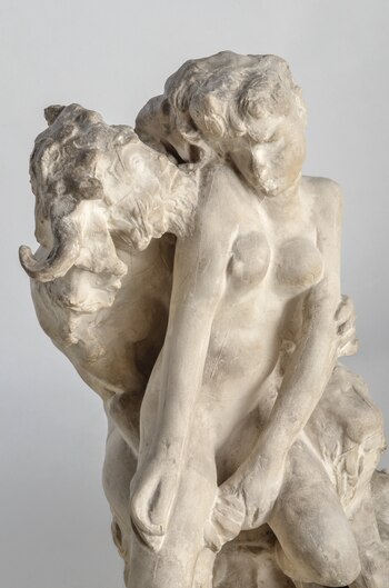 El minotauro, c. 1885. Yeso.