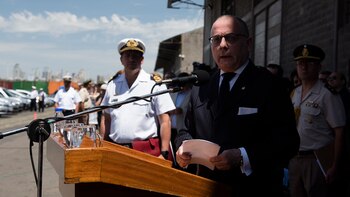 El canciller Jorge Faurie, en