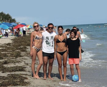 Toda la familia junto al