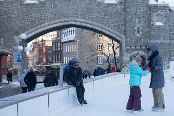 También hubo fuertes nevadas (AFP)