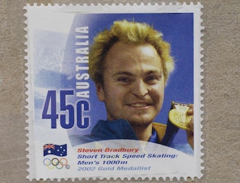 La historia de Bradbury fue tan popular en Australia que hasta le dedicaron un sello de correos. Foto de Mark Baker, Reuters