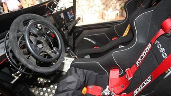 El volante con aros extra