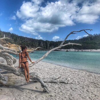 Jimena en las playas de