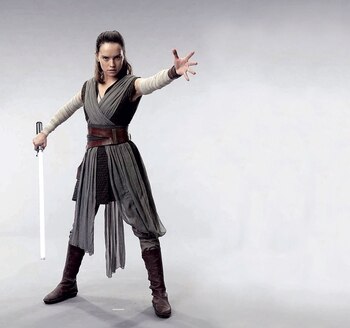 La actriz Daisy Ridley, se