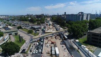 La obra pública sostiene un