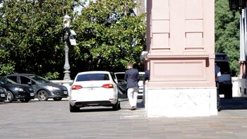 Nicolas Massot entrando a la