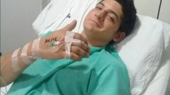 Rosado sufrió heridas