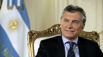 El presidente Mauricio Macri