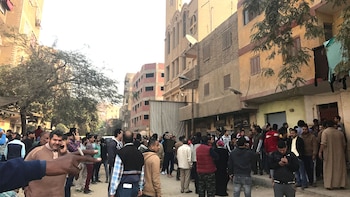 El momento posterior al atentado