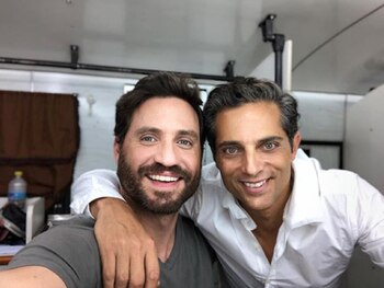 Joaquín Furriel y Edgar Ramírez