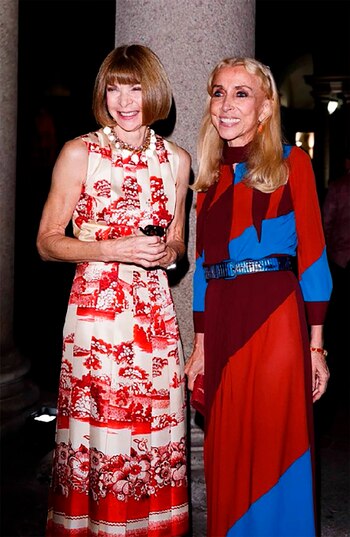 Wintour y Sozzani en una