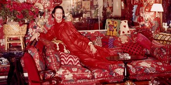 Diana Vreeland en su casa,