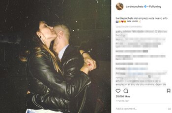 El primer Año Nuevo de Barbie Vélez y Lucas Rodríguez, como pareja