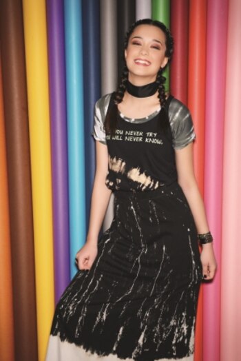 Remera manga corta tie dye