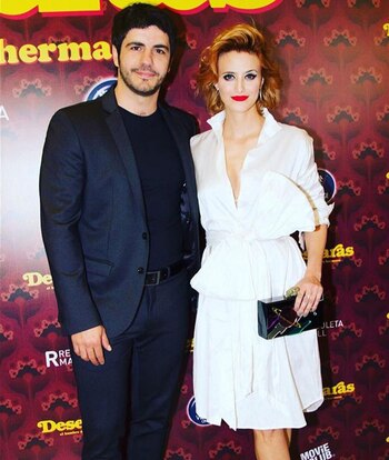 La pareja de actores está