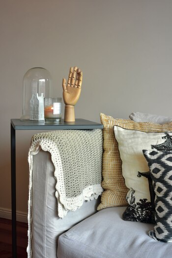 Mesa auxiliar de chapa. Foto: G. Bosco/ Para Ti