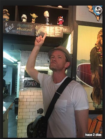 En una hamburguesería de Palermo