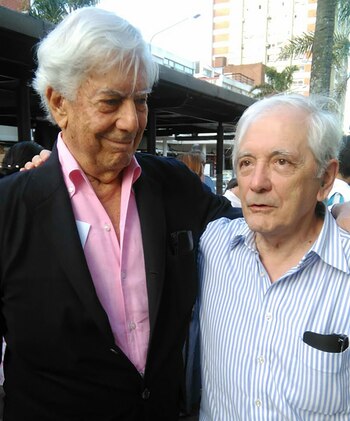 Mario Vargas Llosa y Rubén