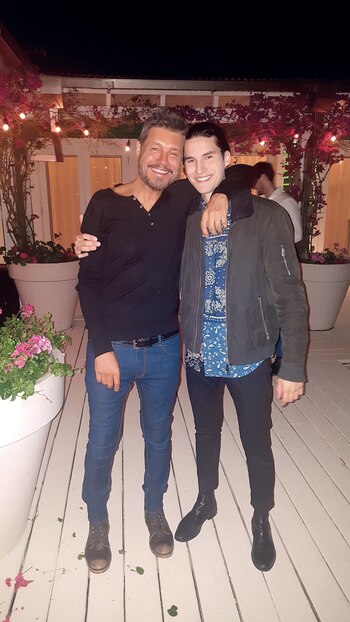 Francisco y Marcelo Tinelli.