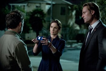 Sarah Wayne Callies y Josh