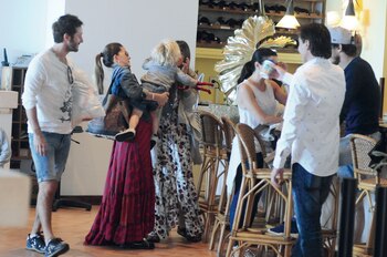 El famoso encuentro entre Pampita,