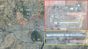 Una imagen satelital de los