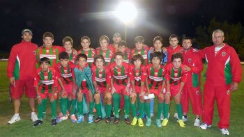 Benjamín con la camiseta de