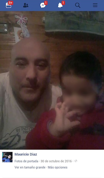 El policía Mauricio Díaz